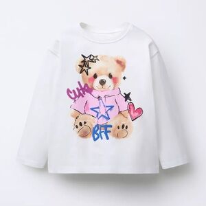 ZARA T-SHIRT WITH RAISED PRINT